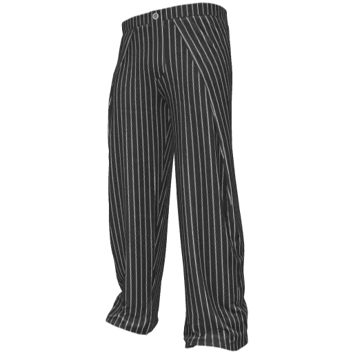 Чёрные атласные штаны