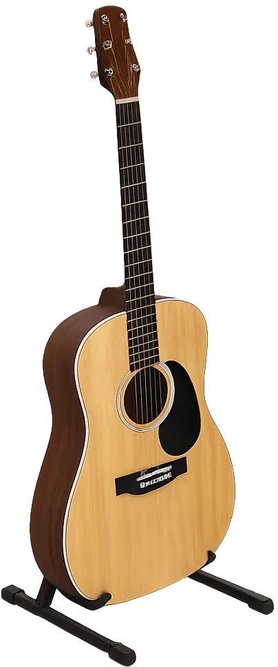 Gitarre auf einem Ständer