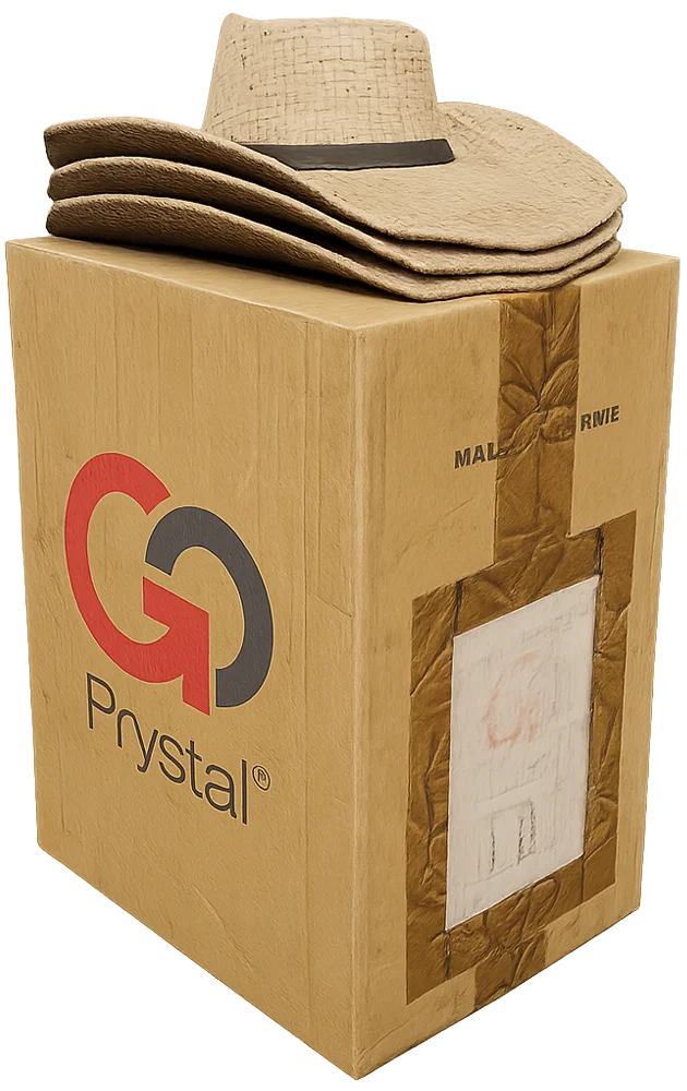 Eine Kiste voller Hüte