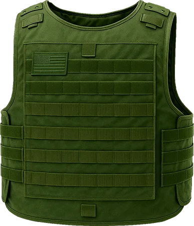 Ciężka kamizelka kuloodporna