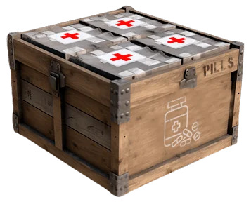Ящик с Кодеиновыми таблетками