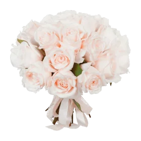 Strauß voller rosa Rosen