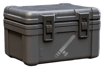 Ящик с полицейскими дубинками