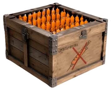 Ящик с «Просроченный стимулятор»