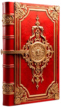 Книга в красной обложке