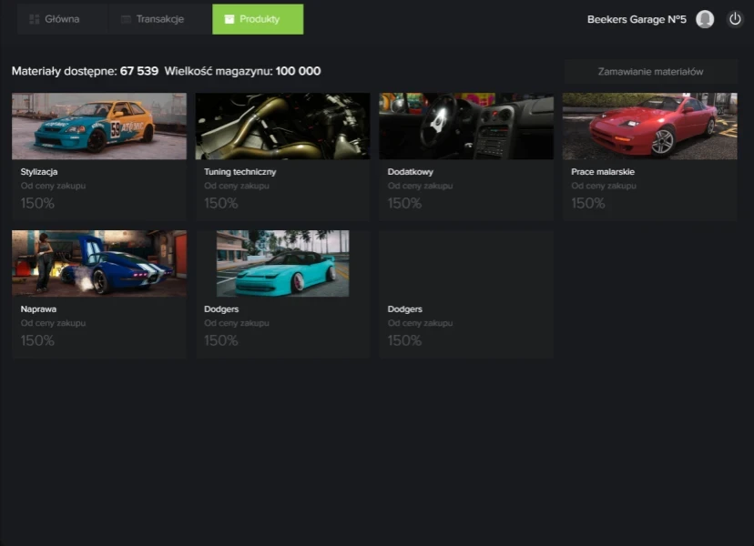   Strona produktu w aplikacji "Mój Biznes"  